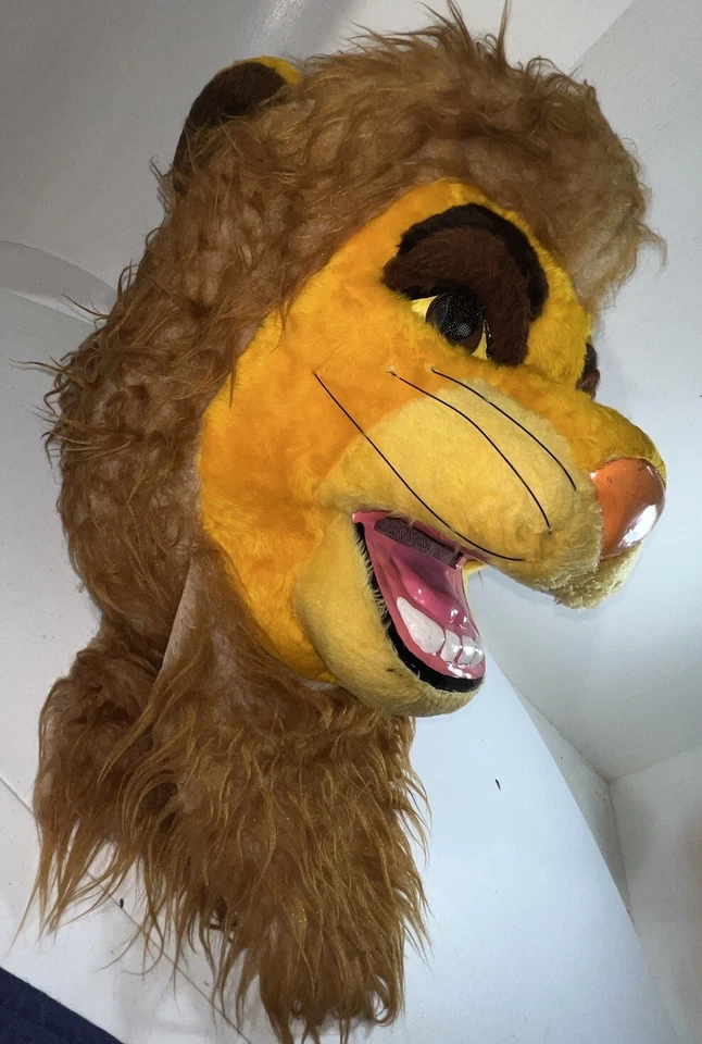 Disfraz de Rey León Disney León Simba Mufasa Mascota Máscara Adulto Juegos con disfraces  Foto 3 de 4
