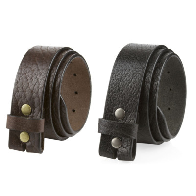 Men/'s Full Grain One Piece Heavy Duty Leather Gun Belt 1-1//2/" Wide Made In USA