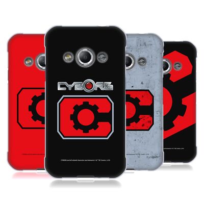 OFFICIAL CYBORG DC COMICS LOGOS SOFT GEL CASE FOR SAMSUNG PHONES 4