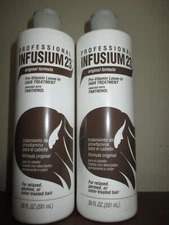 2x vintage Infusium 23 Original Formula Pro-Vitamin Leave-In Hair Treatment 20oz