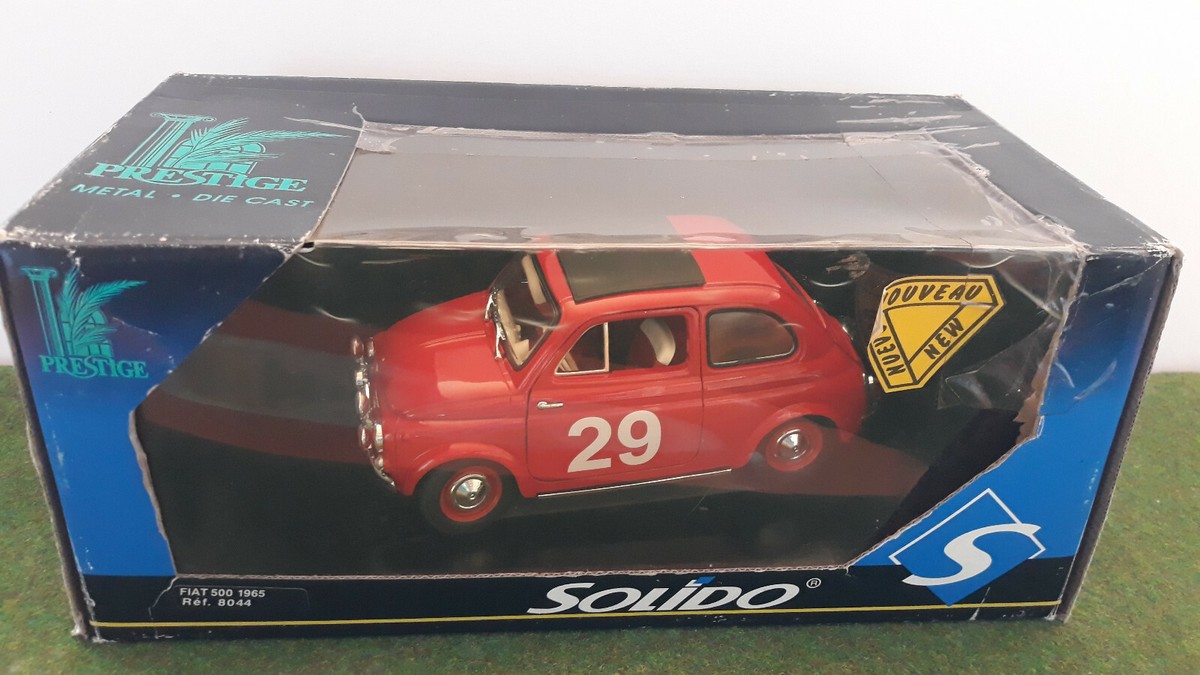 FIAT 500 1965 # 29 RALLYE MONTE CARLO rouge 1/16 no 1/18