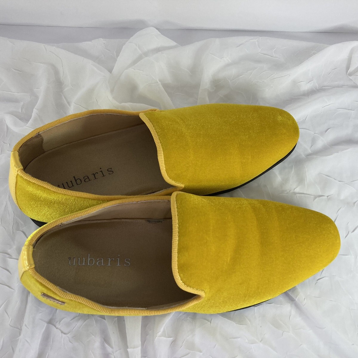 UUBARIS Velvet Loafers Slip-on Dress Classic Tuxedo Driving  display picture 2