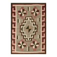 Zapotec Southwestern Navajo Kilim Wool Rug Handwoven Native American Aztec Rug