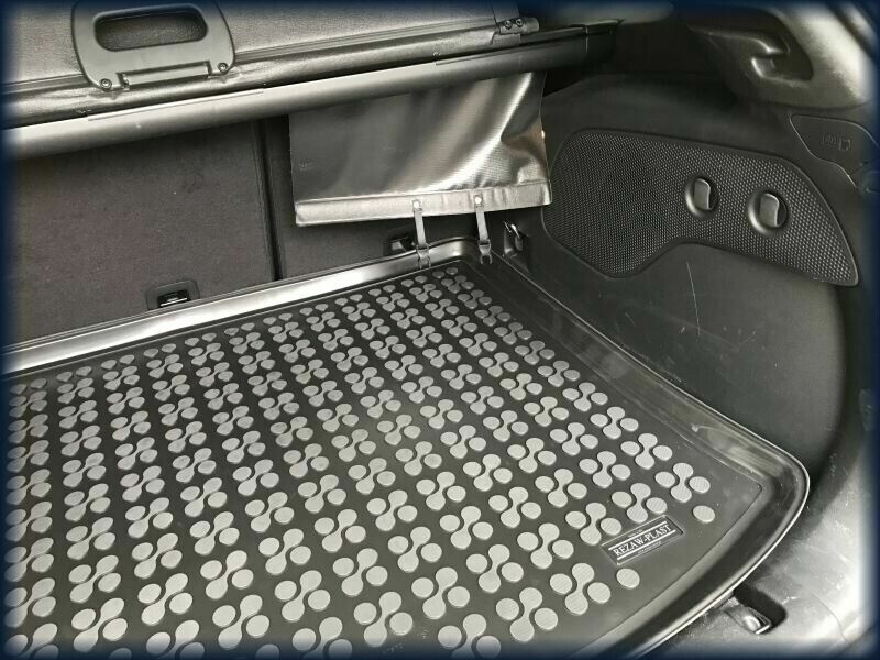 Cargo Mat for Volvo XC70 20072016 Rear Rubber Trunk Liner Black Tray