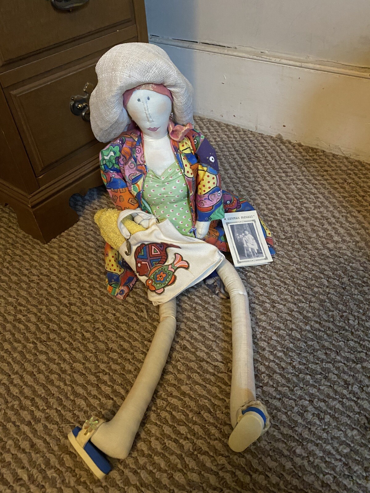 Vintage Carmen Manago Collectors Doll Beach Themed