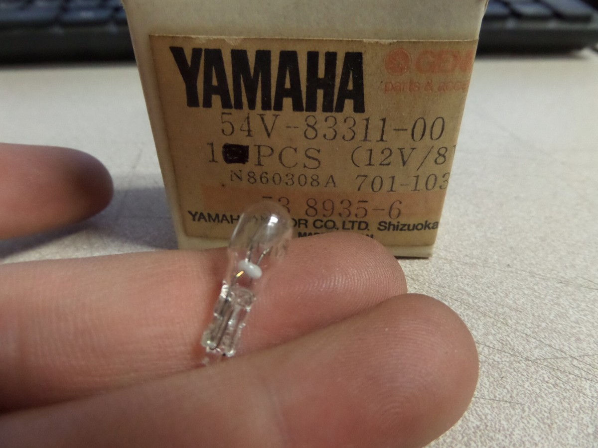 NOS Yamaha OEM Bulb 12V 8W 1990-2003 CY50 1991 CY90 54V-83311-00