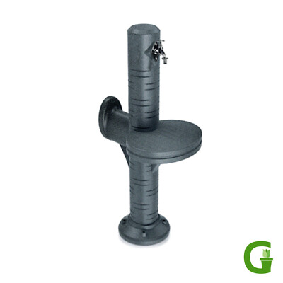PRIME Wasserzapfstelle mit Schlauchhalter Gießkannenabsteller Wasserzapfsäule