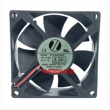 1PCS DT2408UBNP 8025 DC24V 0.17A 8CM 2-wire silent cooling fan