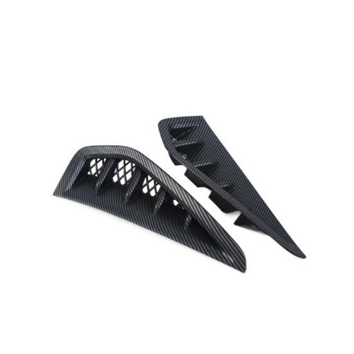 For Dodge Ram TRX 2022 2023 Matte Carbon Fiber Side Fender Vent Intak Cover Trim - Picture 7 of 9