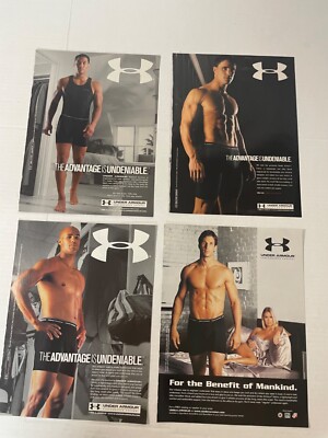 Under Armour Underwear Magazine Advertisement Ads lot of see