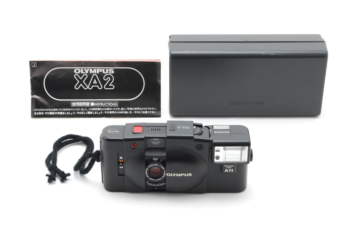 EXC+5 in Box] Olympus XA2 Point & Shoot 35mm Film Camera A11 Flash 