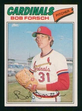 BOB FORSCH 1977 TOPPS 77 NO 381 NRMINT+         14906