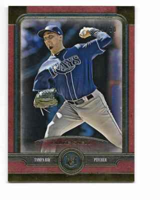  2019 Topps Museum Collection Ruby #90 Blake Snell 39/50 Tampa Bay Rays Cy Young