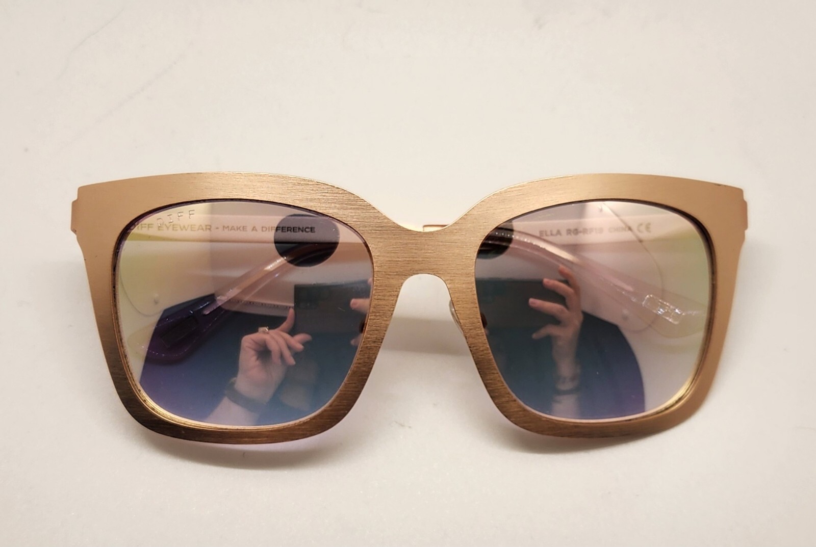 DIFF Eyewear Ella Rose RG-RF19 Sunglasses Купить Солнцезащитные очки Солнцезащитные очки DIFF - Ella  main image 3