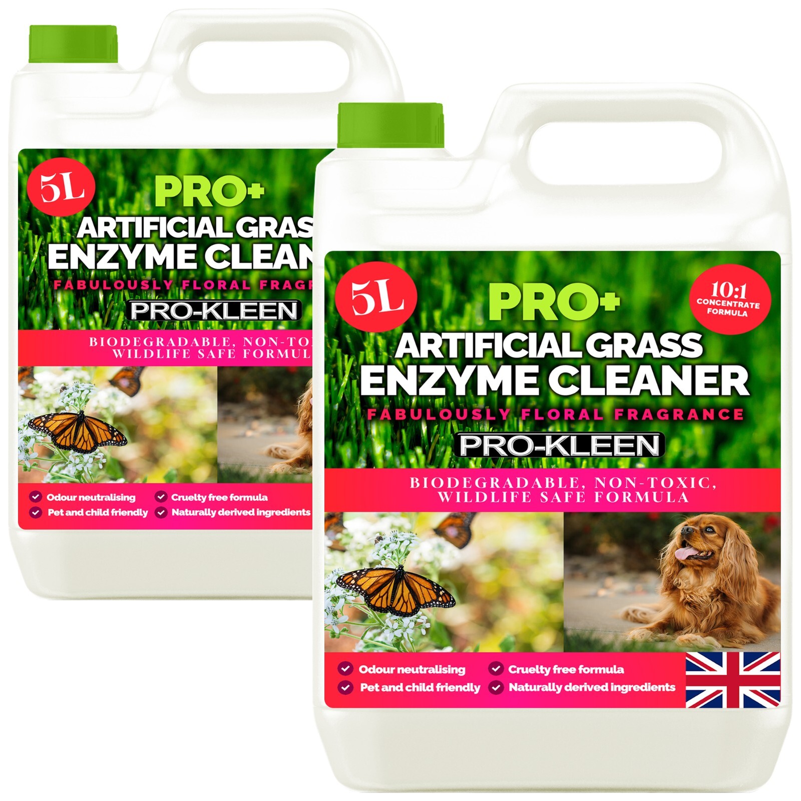 ProKleen Pro Bio Artificial Grass Floral Probiotic Cleaner Pet Safe Turf 10L