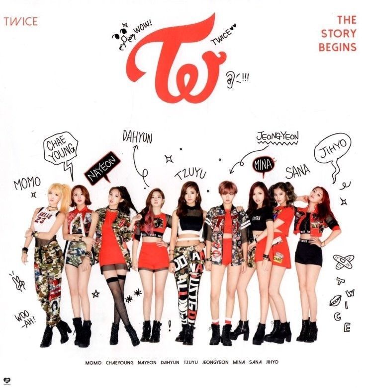 TWICE [THE STORY BEGINS] 1st Mini Album CD+Foto Buch+Foto
