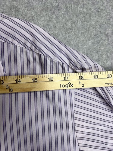 Donald J. Trump Shirt Signature Collection 17 32/33 Long Sleeve Stripe Imperfect - Picture 6 of 15