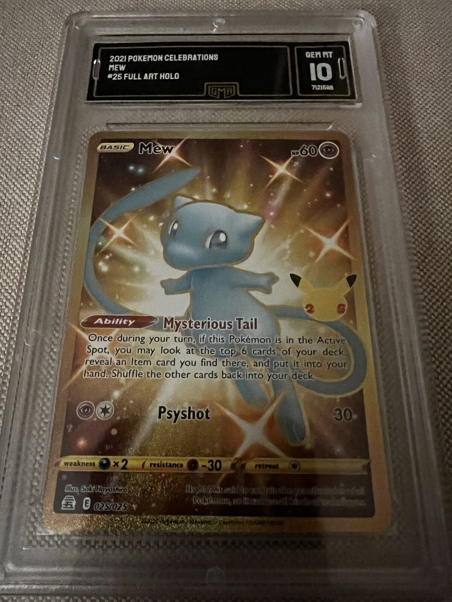 プ*認様 ミュウ 2021 25th Anniversary Collectio GMA 10 GEM MINT 2021 Pokemon Celebrations 25th Anniversary FULL