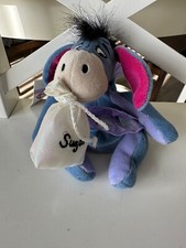 The Disney Store 7" Mini Bean Bag Sugar Plum Fairy Eeyore Skirt Wings Sugar Bag