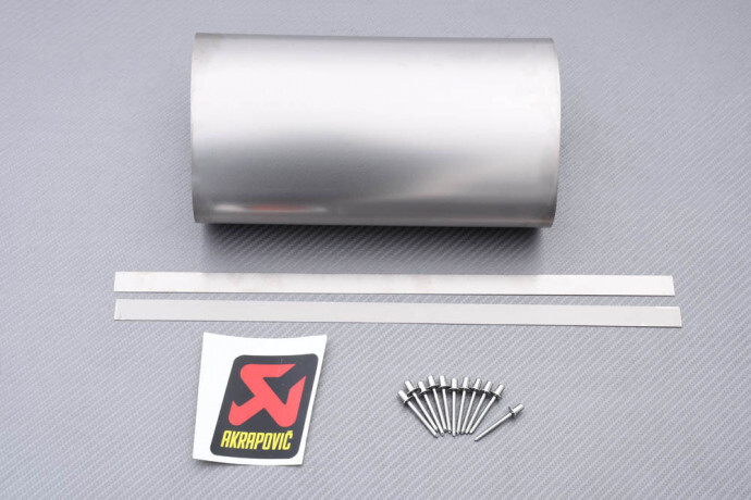 Kit enveloppe titane Akrapovic P-RKS106HTT25 ultra léger pour silencieux