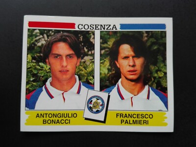 FIGURINE FOOTBALLERS PANINI 1994/95 COSENZA BONACCI/... no. 436 NEW WITH VELINA