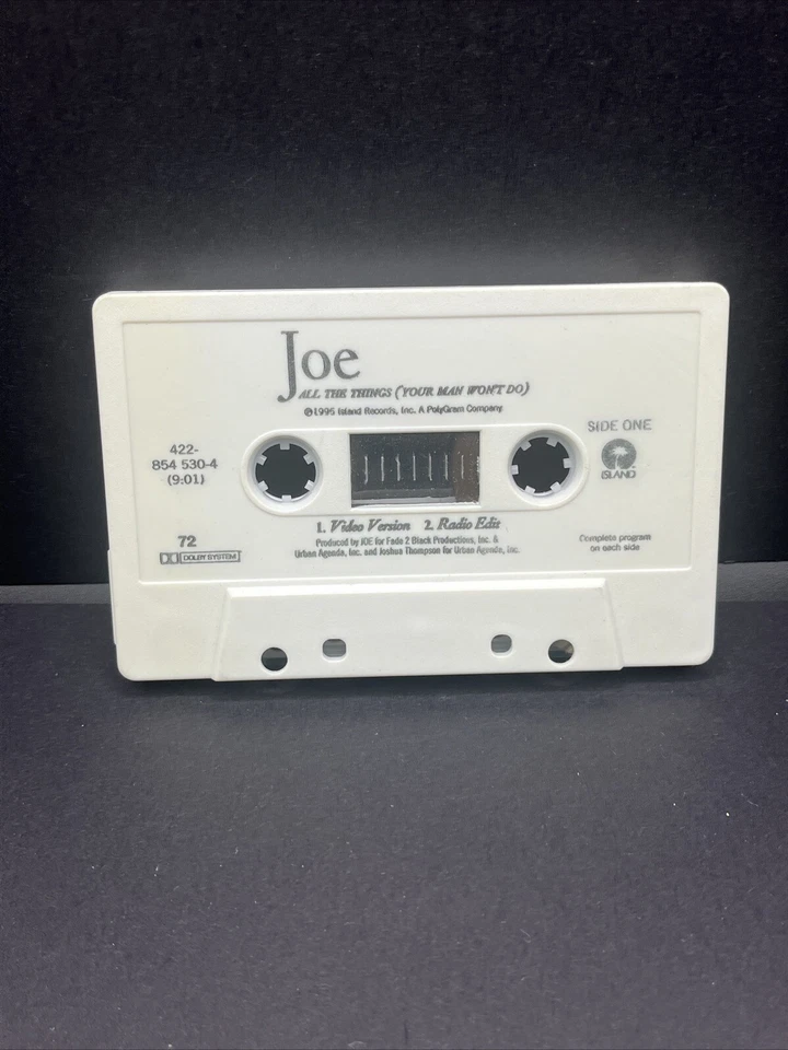 Joe All The Things (your Man Won’t Do) Cassette Single 1995 - Image 3 of 4