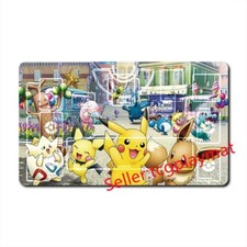 Pikachu Pokemon Playmat TCG Card Game Play Mat Gaming Desk Mat Mouse Pad o006