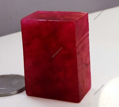 252.15 Ct Natural RED Ruby HUGE ROUGH Earth Mined CERTIFIED Loose Gemstone