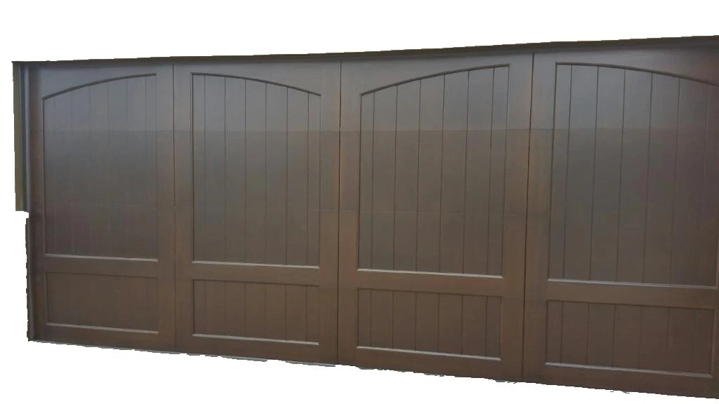 Puerta doble de puertas de garaje seccional