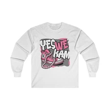 Long Sleeved Yes We Kam Chucks and Pearls Unisex Heavy Cotton Tee