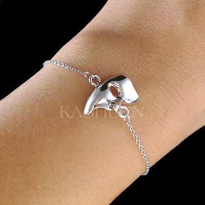 ~The Phantom of the Opera Broadway Masquerade Mask Unisex Charm Bracelet Jewelry