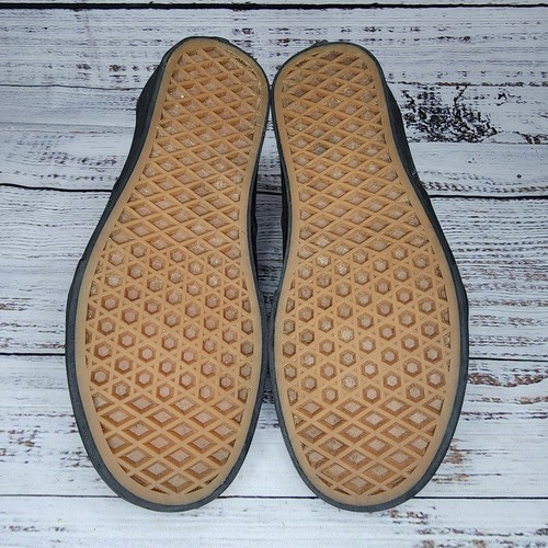 Vans Authentic Skate Shoes Off the Wall Black Canvas Comfort Unisex Size 5 / 6.5 - Picture 5 of 23