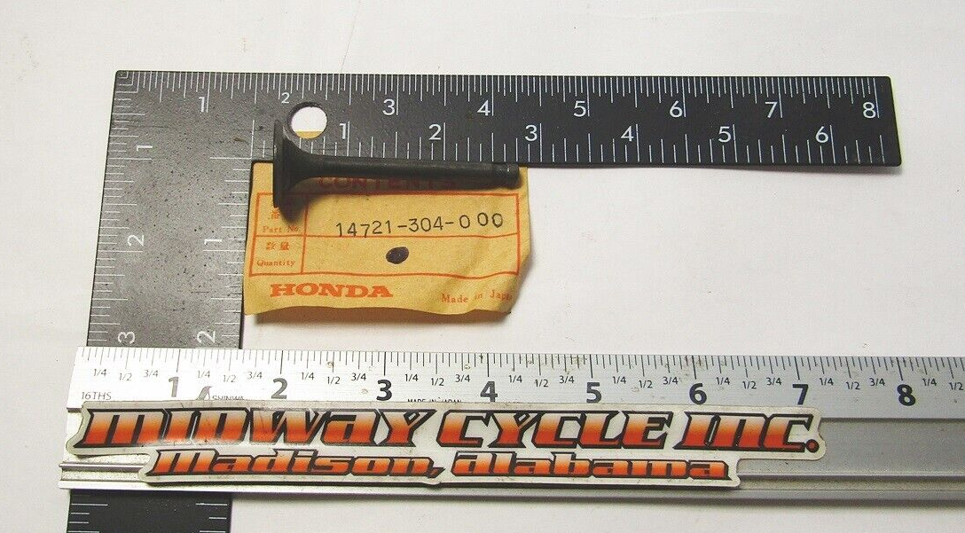 HONDA CL125 NEW ENGINE EXHAUST VALVE 14721-304-000 CL SS 125 SS125