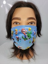 Mario - Size 8" x 6" - Cloth Mask Filter - Wash Re-Use - M3