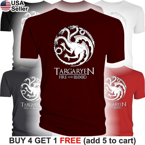 Camiseta Juego de Tronos Targaryen Casa Fuego y Sangre Madre Dragones GoT Dragón - Imagen 1 de 34