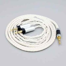 16 Core HiFi Silver Plated Headphone Cable For Focal Clear Elear Elegia Stellia