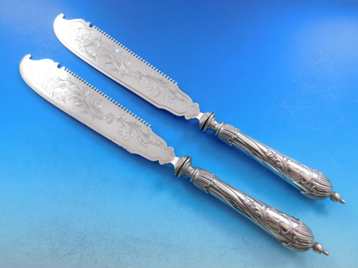 Louis XV by Lorch German 800 Silver Flatware Dessert Ice Cream