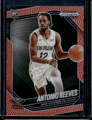 #ad 2024 25 Panini Prizm Black Antonio Reeves #214 Basketball Prizm 225 RC $3.00