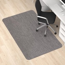 Chair Mat 50 x 63 Hardwood Floor Anti Slip PVC Dark Grey Blvornl Office Desk