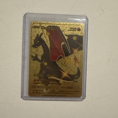 charizard pokemon card 220 V HP Gold Foil 079/073 Fan Art Mint Celebrate the incredible history of the TCG hobby by adding this Charizard V 2020 Pokemon Sword 2020 Pokemon Swsh Black Star