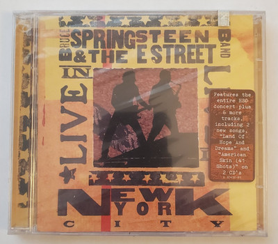Bruce Springsteen & E Street Band, Live in NYC, (CD, 2001), New Sealed