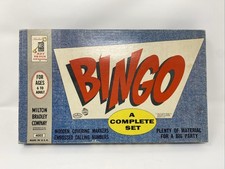 Bingo Game Vtg 1960 Milton Bradley Made In USA
