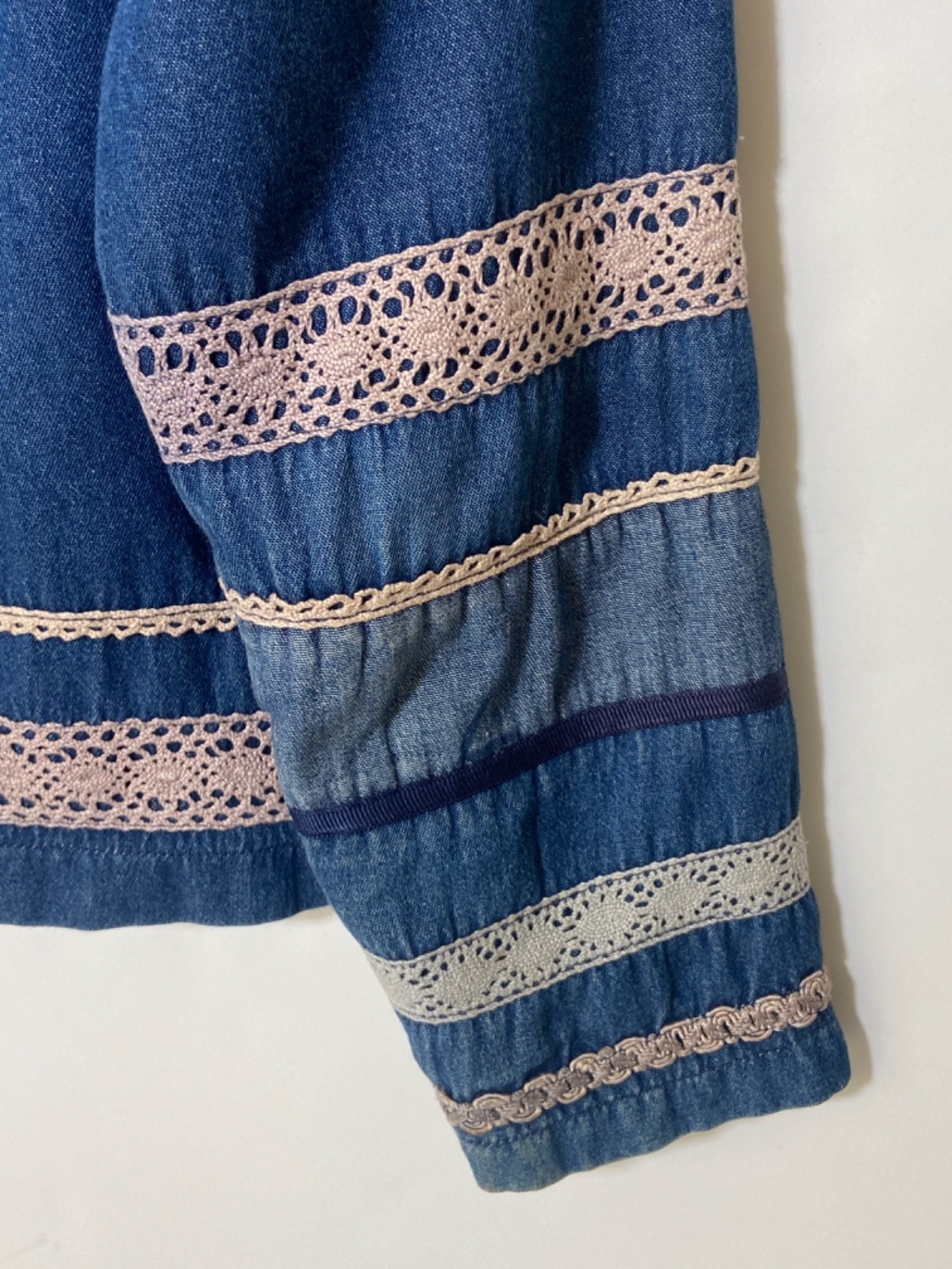 Vintage Cedar Creek Patchwork Button Front Jacket… - image 6