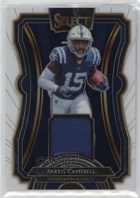 2019 Panini Select Rookie Swatches White Prizm 74/75 Parris Campbell RC 0cs9