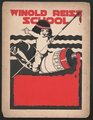 Graphic designs for the Modern Art Collector Magazine. Study for advertisement