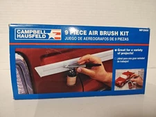 Campbell Hausfeld 9 Piece Air Brush Kit Vintage New in Box
