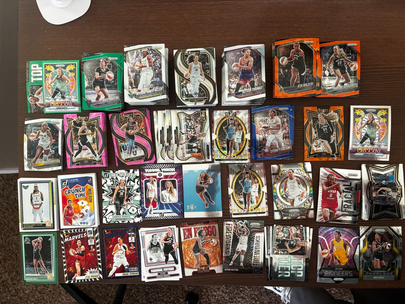 2025 Prizm/Select/Donruss WNBA Lot 1000+ Cards- RC/Vet Inserts Silver Cracked et