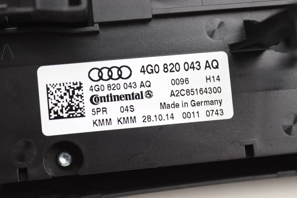 AUDI A6 QUATTRO 2013-2015 - Unidad de control frontal climatizador/temp 4G0820043aq Foto 3 de 4