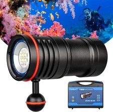 Trustfire DF50 6500 Lumen Diving Lights Snorkeling Rechargeable Flashligh -105M