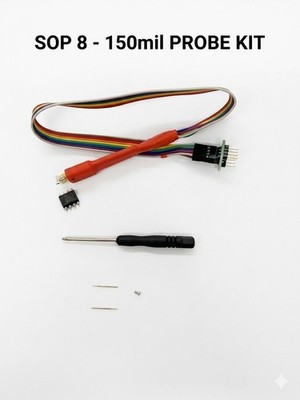 MSOP8 150mil Bios Programmer Test Prob Micro Chip Spring Pin Car ConnectionCable